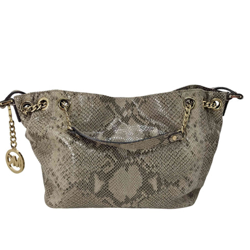 マイケルコース Michael Kors パイソン柄 2WAY ショルダーバッグ ハンドバッグ レディース