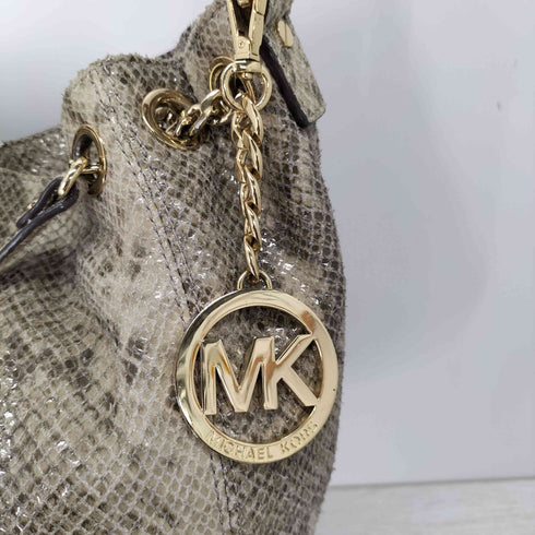 マイケルコース Michael Kors パイソン柄 2WAY ショルダーバッグ ハンドバッグ レディース