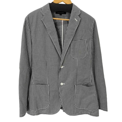 トミーヒルフィガー TOMMY HILFIGER ギンガムチェック2Bテーラードジャケット メンズ import:M