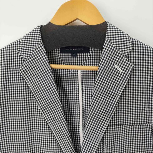 トミーヒルフィガー TOMMY HILFIGER ギンガムチェック2Bテーラードジャケット メンズ import:M