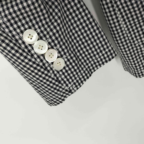 トミーヒルフィガー TOMMY HILFIGER ギンガムチェック2Bテーラードジャケット メンズ import:M