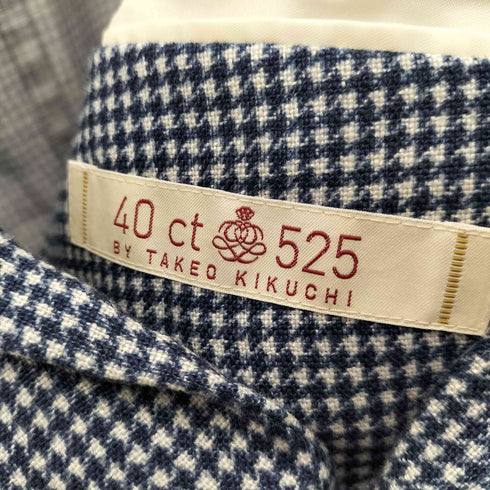 フォーティーカラッツアンドタケオキクチ 40ct & 525 BY TAKEO KIKUCHI 千鳥格子2Bテーラードジャケット メンズ JPN:46