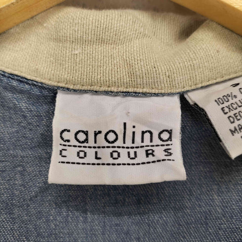 CAROLINA COLOURS アニマル刺繍デニムジップベスト レディース JPN:S