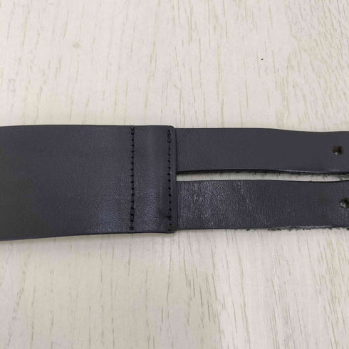 ブラックバイマウジー BLACK by moussy 2バックルレザーベルト レディース FREE