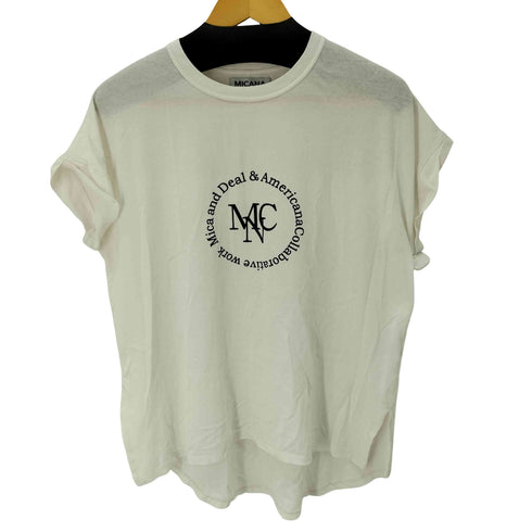 MICANA フロントロゴカットソー レディース