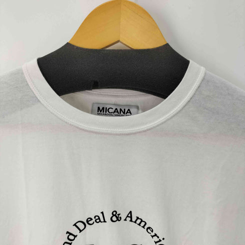 MICANA フロントロゴカットソー レディース