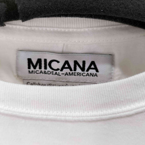 MICANA フロントロゴカットソー レディース
