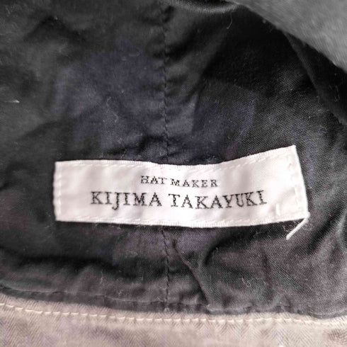 キジマタカユキ KIJIMA TAKAYUKI 6PANEL HAT メンズ
