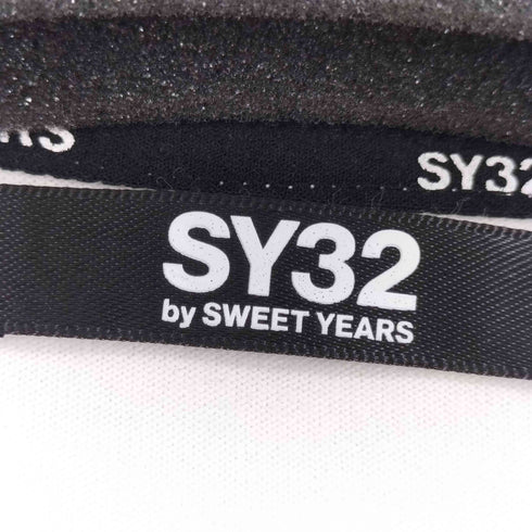 エスワイサーティトゥー SY32 by SWEET YEARS SANS SERIF BIG LOGO TEE メンズ JPN:M
