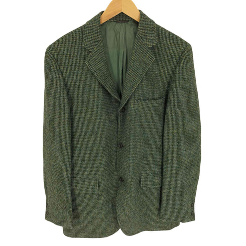 60-70S Harris Tweed Mavent ユニオンチケット ミックスカラー ツイードチェック 3B テーラードジャケット メンズ