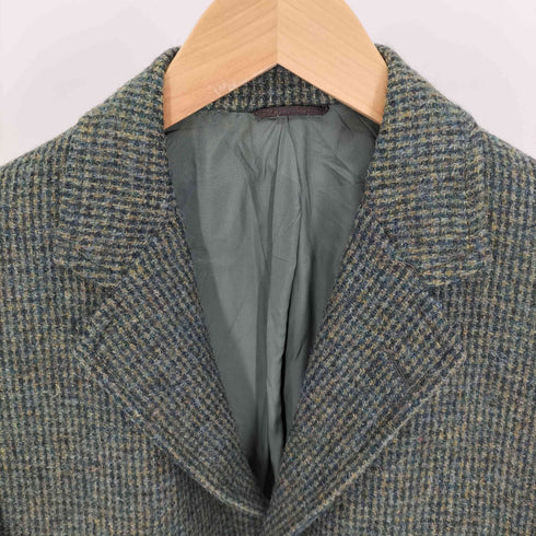 60-70S Harris Tweed Mavent ユニオンチケット ミックスカラー ツイードチェック 3B テーラードジャケット メンズ