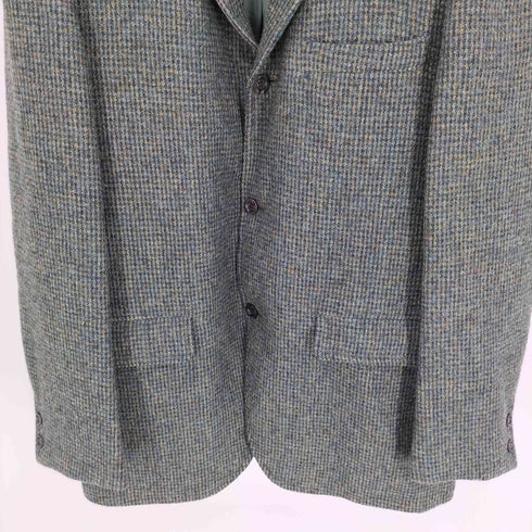 60-70S Harris Tweed Mavent ユニオンチケット ミックスカラー ツイードチェック 3B テーラードジャケット メンズ
