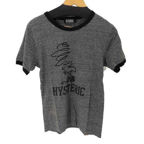 ヒステリックグラマー HYSTERIC GLAMOUR リンガ―Tシャツ トリムTシャツ Y2K メンズ JPN:S