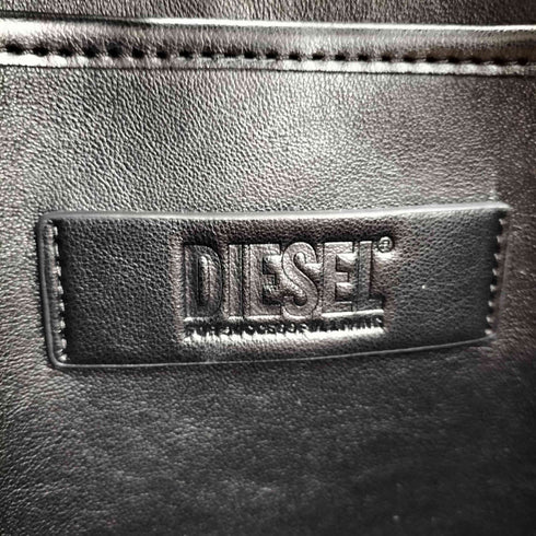ディーゼル DIESEL DSL 3D TOTE EW X ロゴプリント 2WAY フェイクレザー ショルダートートバッグ メンズ