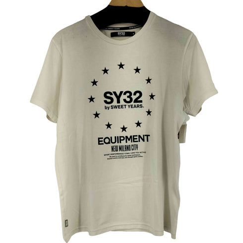 エスワイサーティトゥー SY32 by SWEET YEARS フロントプリント S/S Tシャツ メンズ JPN:M