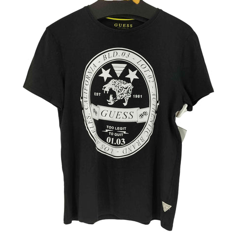 ゲス GUESS フロントプリント S/S Tシャツ メンズ JPN:M