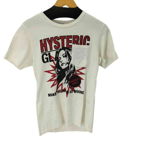 ヒステリックグラマー HYSTERIC GLAMOUR NAUGHTY GIRLS ポケット Tシャツ Y2K メンズ JPN:S