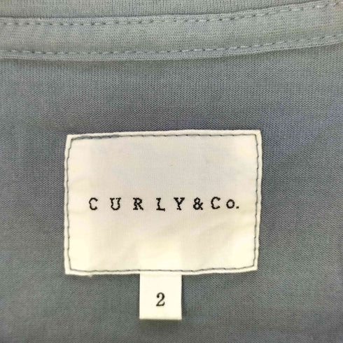 カーリー CURLY&Co ラウンドカット 無地Tシャツ メンズ JPN:2