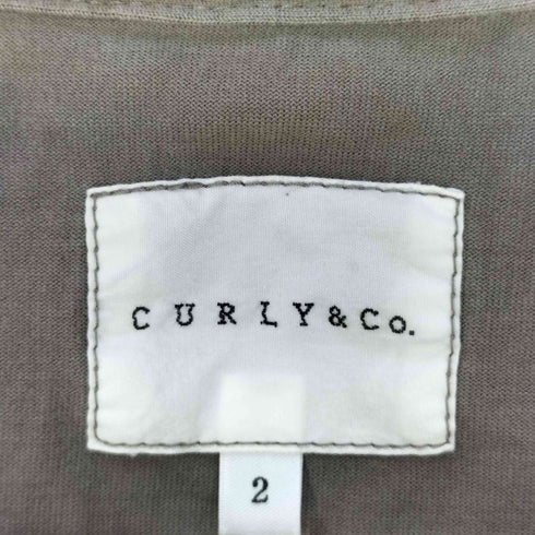 カーリー CURLY&Co ラウンドカット 無地Tシャツ メンズ JPN:2