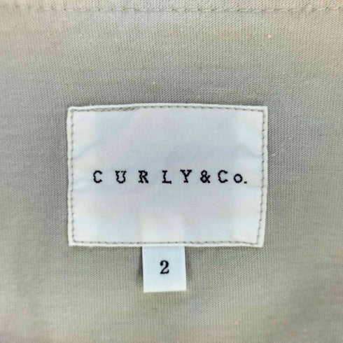 カーリー CURLY&Co ラウンドカット 無地ロングスリーブTシャツ メンズ JPN:2