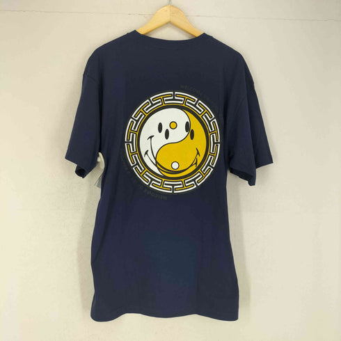 NOT FOUND DARKSIDEPARADISE81 スマイルプリント半袖Tシャツ メンズ