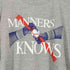 MANNERS KNOWS TENNIS CLUB FORE HANDS TEE GRAY メンズ JPN:XL