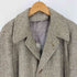 60S Harris Tweed Sieller ミックスカラー ピッチチェック ツイード ロング チェスター コート メンズ