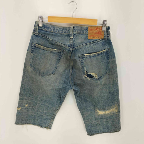 シュガーケーン SUGAR CANE ダメージ加工 デニムショーツ メンズ W32 L34