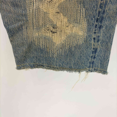 シュガーケーン SUGAR CANE ダメージ加工 デニムショーツ メンズ W32 L34