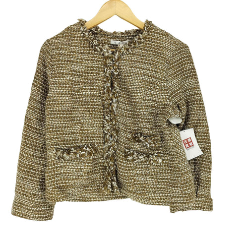 CAbi ツイード ノーカラージャケット レディース JPN:M