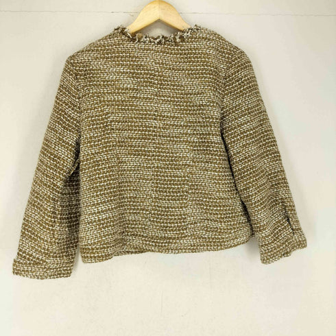 CAbi ツイード ノーカラージャケット レディース JPN:M