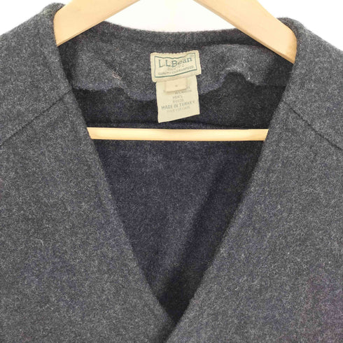 エルエルビーン L.L.Bean 90-00S トルコ製 ロゴ刻印ボタン ウールナイロン ハンティングベスト ジレ メンズ import:S