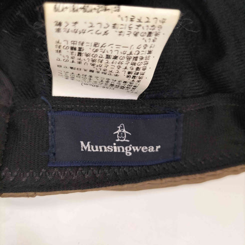 マンシングウェア Munsingwear ロゴ刺繍 ダウン フェザー ワームキャップ メンズ FREE