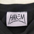 ICAN HAREM FUTURE LOUNDRY キャラクタープリント レースレイヤードデザインTシャツ メンズ