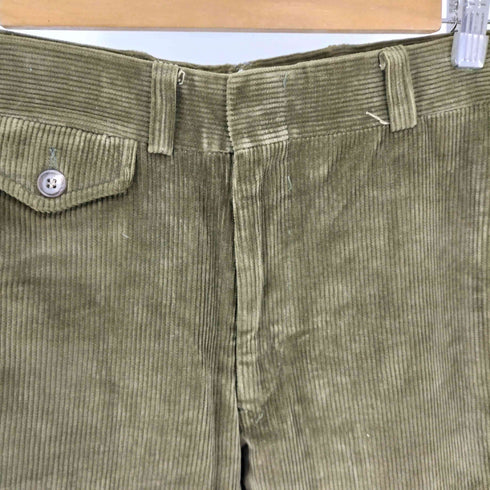 ポロバイラルフローレン Polo by RALPH LAUREN 80S Polo University Brittons ロケットTALONジップ コインポケット ブーツカット コーデュロイパンツ メンズ
