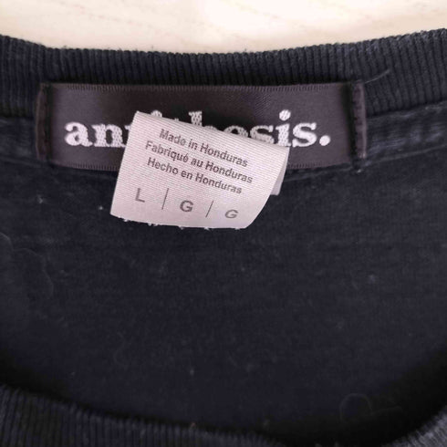 アンチセーシス antithesis. バックプリント 長袖カットソー メンズ JPN:L