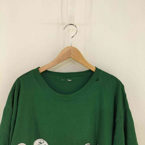 両面プリント キャラクタープリント シングルステッチTEE メンズ