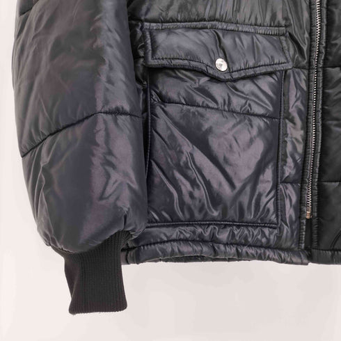 チャンピオンプラグ CHAMPION PLUG 70S オフィシャルレーシングアパレル YKKジップ デカジッパー スイッチングアームカラー 中綿ナイロンジャケット メンズ import:M