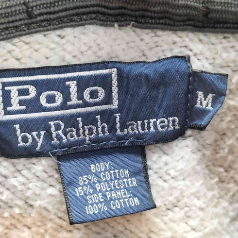 ポロバイラルフローレン Polo by RALPH LAUREN 90S Bleecker NY ワッペン ジップアップ パーカー メンズ import:M