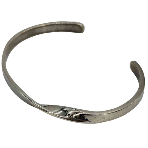 ポールスミス Paul Smith TWISTED LOGO PLATE BANGLE メンズ