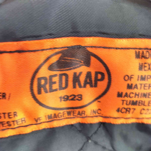 レッドキャップ RED KAP 企業 ロゴワッペン ジップアップ ジャケット メンズ