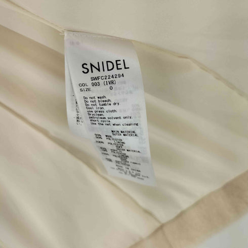 スナイデル snidel 22AW FAUX FUR ダッフルコート レディース JPN:0