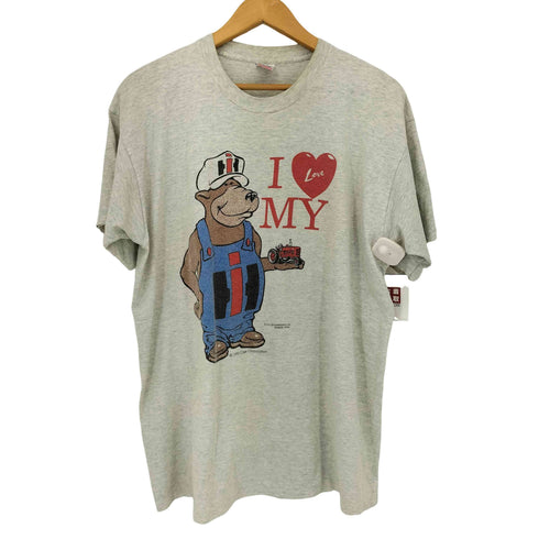 フルーツオブザルーム FRUIT OF THE LOOM 90S ©CASE COPORATIONコピーライト入り USA製 シングルステッチ プリント S/S Tシャツ メンズ JPN:XL