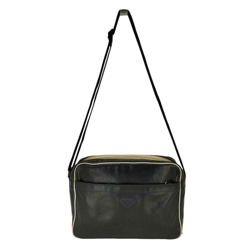アルマーニジュニア ARMANI JUNIOR エナメルショルダーバッグ メンズ