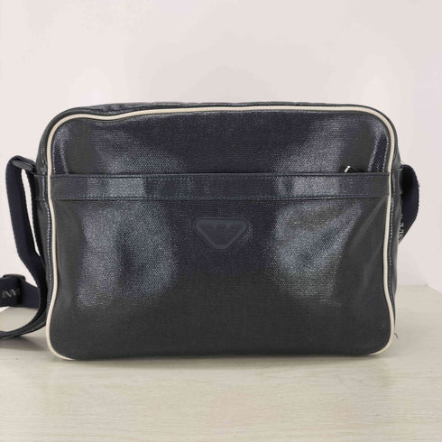 アルマーニジュニア ARMANI JUNIOR エナメルショルダーバッグ メンズ
