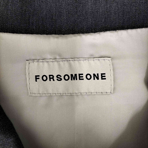 フォーサムワン FORSOMEONE 異素材切り替え ジップアップブルゾン スウィングトップ メンズ