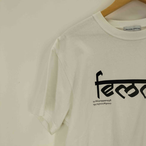 メゾンスペシャル MAISON SPECIAL FEMME プリントTシャツ レディース FREE
