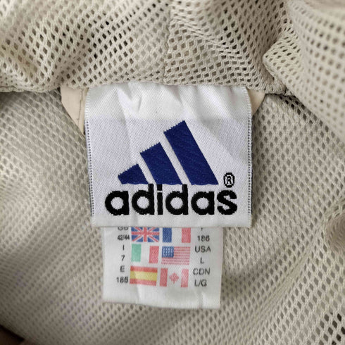 アディダス adidas 90~00S 万国旗タグ リップストップナイロンアノラックパーカー メンズ import:L