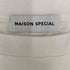 メゾンスペシャル MAISON SPECIAL FOR TONIGHT Logo T-shirt レディース FREE