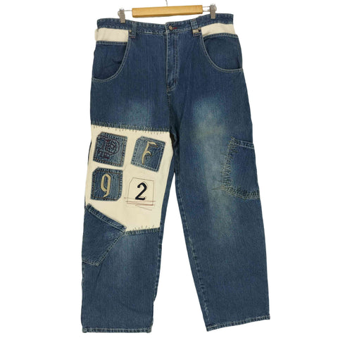ファットファーム PHAT FARM パッチワークデニムパンツ メンズ W38L33